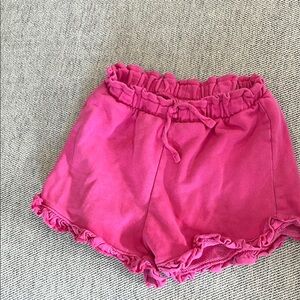 Stylish Pink Ruffle Shorts (Girls)